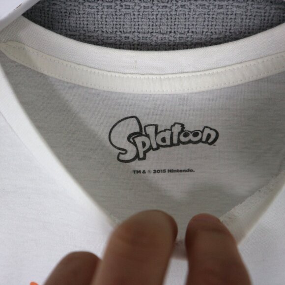 2015 Splatoon Nintendo All over Print Graphic Tee Mens Large - Picture 6 of 8